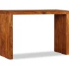 Table console Bois massif avec finition miel 110x40x76 cm vidaXL
