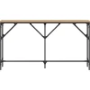 Table console chêne artisanal 140 x 23 x 75 cm vidaXL
