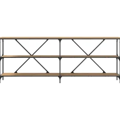 Table console Chêne artisan 200 x 30 x 75 cm Bois d'ingénierie vidaXL