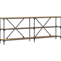 Table console Chêne artisan 200 x 30 x 75 cm Bois d'ingénierie vidaXL