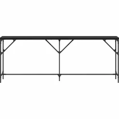 Table console Chêne noir 200 x 29 x 75 cm vidaXL