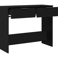 Table console Chêne noir 30 x 36 x 75 cm Bois d'ingénierie vidaXL