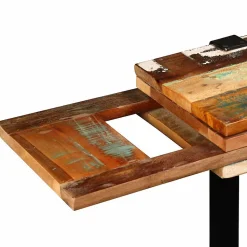 Table console en bois de récupération massif - VIDAXL - Style Vintage - Aspect bois - Rectangulaire