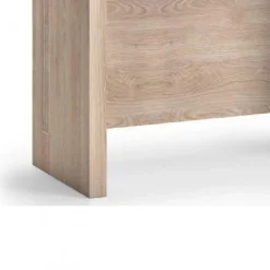 Table console extensible 8 couverts TOPAZ 90 cm chêne avec allonges intégrées TERRANEO