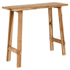 Table Console Girona, Marron, Bois, 90x30x80 cm, Seven Design