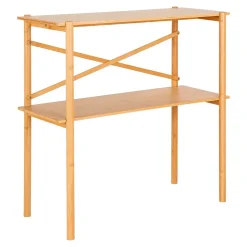 Table Console Manaus, Marron, Bambou, 32x83x80,5 cm, Seven Design