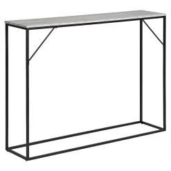 Table Console Vita, Marron, Métal, 110x26x80 cm, Seven Design