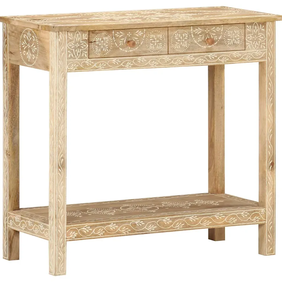 Table console 80x35x74 cm Bois de manguier massif