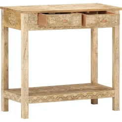 Table console 80x35x74 cm Bois de manguier massif