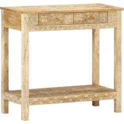 Table console 80x35x74 cm Bois de manguier massif