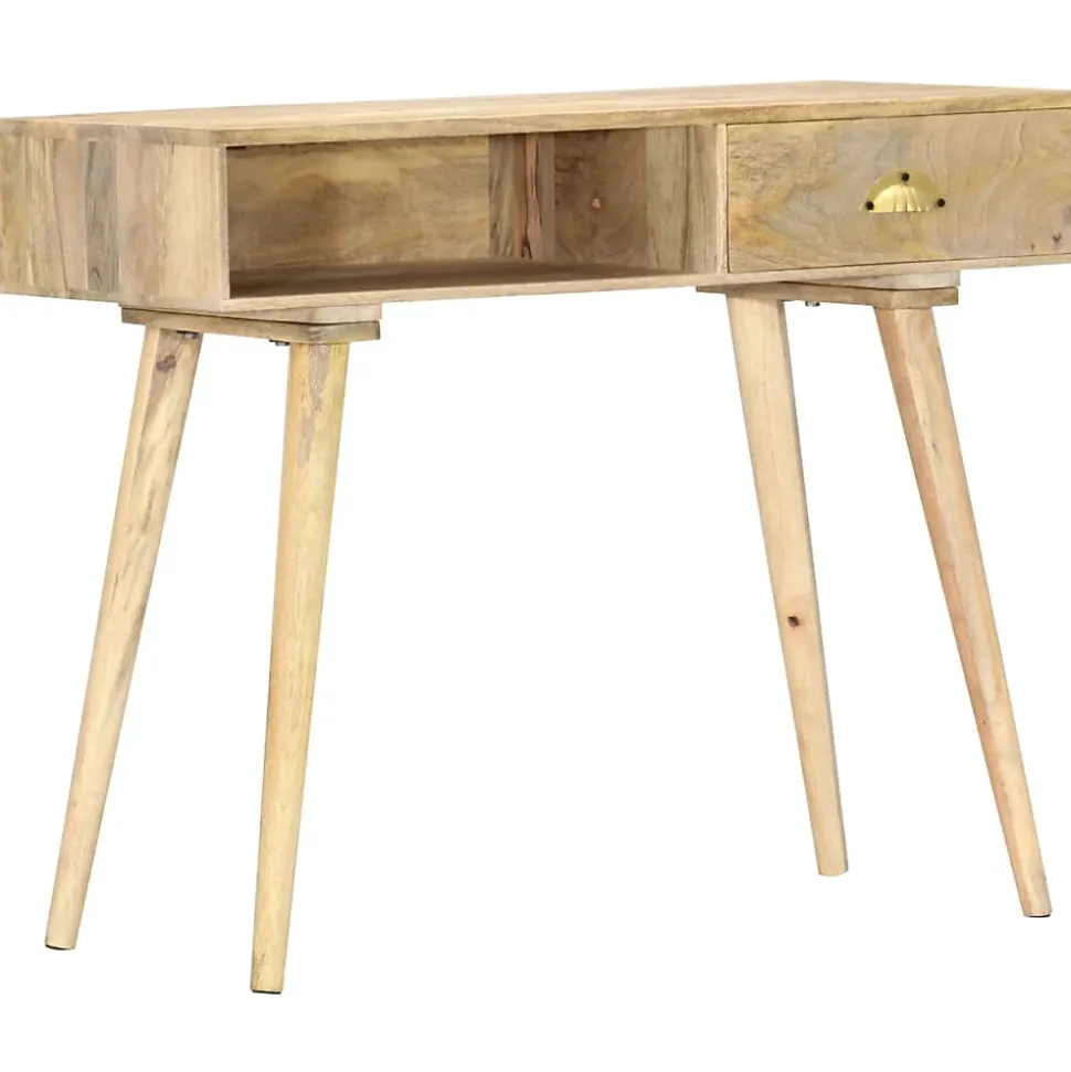 Table console 90x45x75 cm bois de manguier massif vidaXL