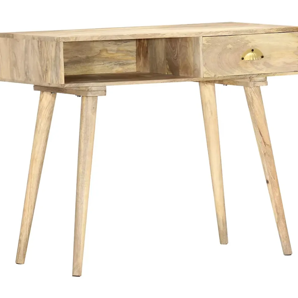 Table console 90x45x75 cm bois de manguier massif vidaXL
