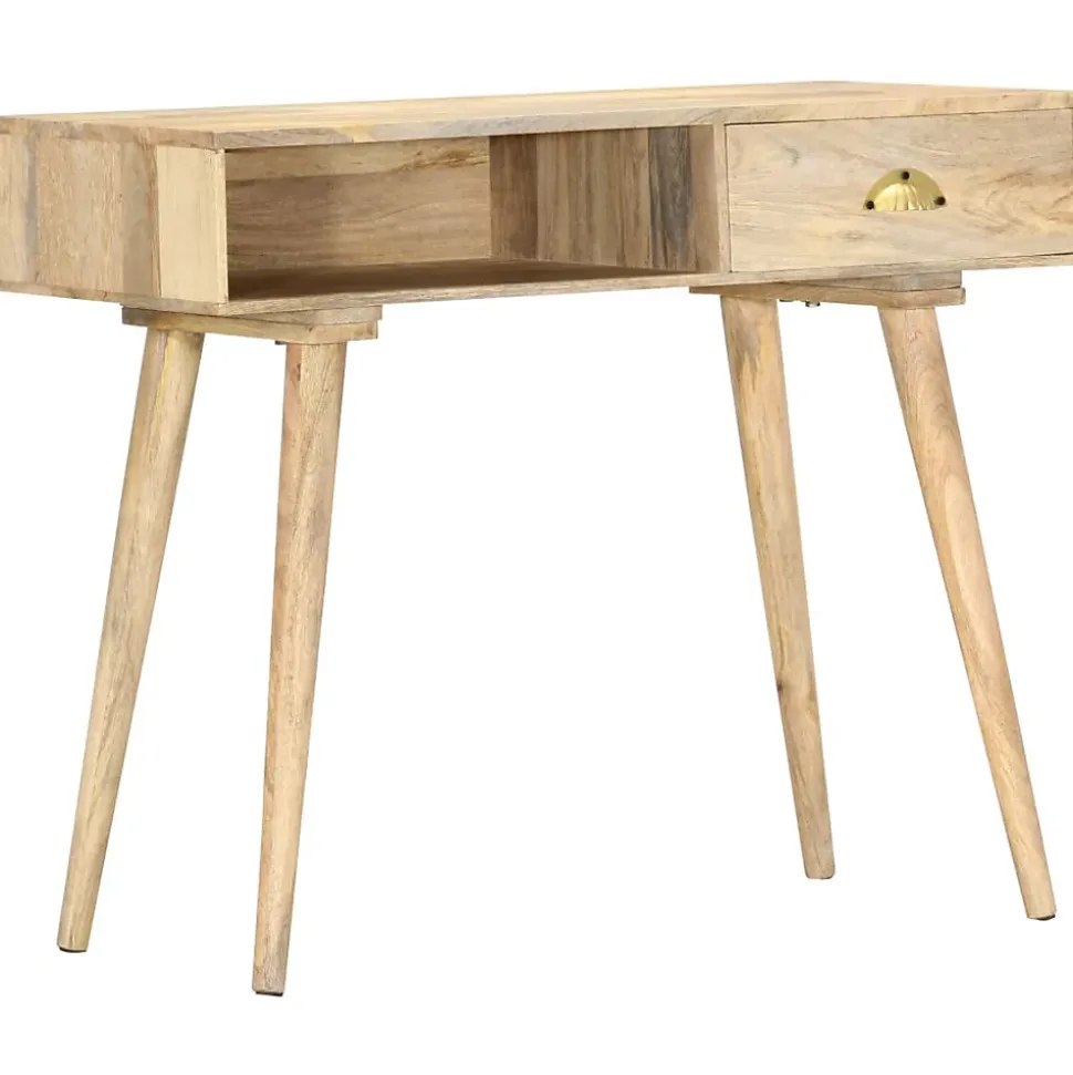 Table console 90x45x75 cm bois de manguier massif vidaXL