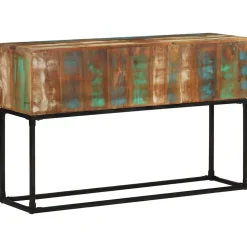 Table console 120x30x75 cm Bois de récupération massif