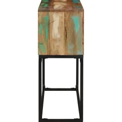 Table console 120x30x75 cm Bois de récupération massif