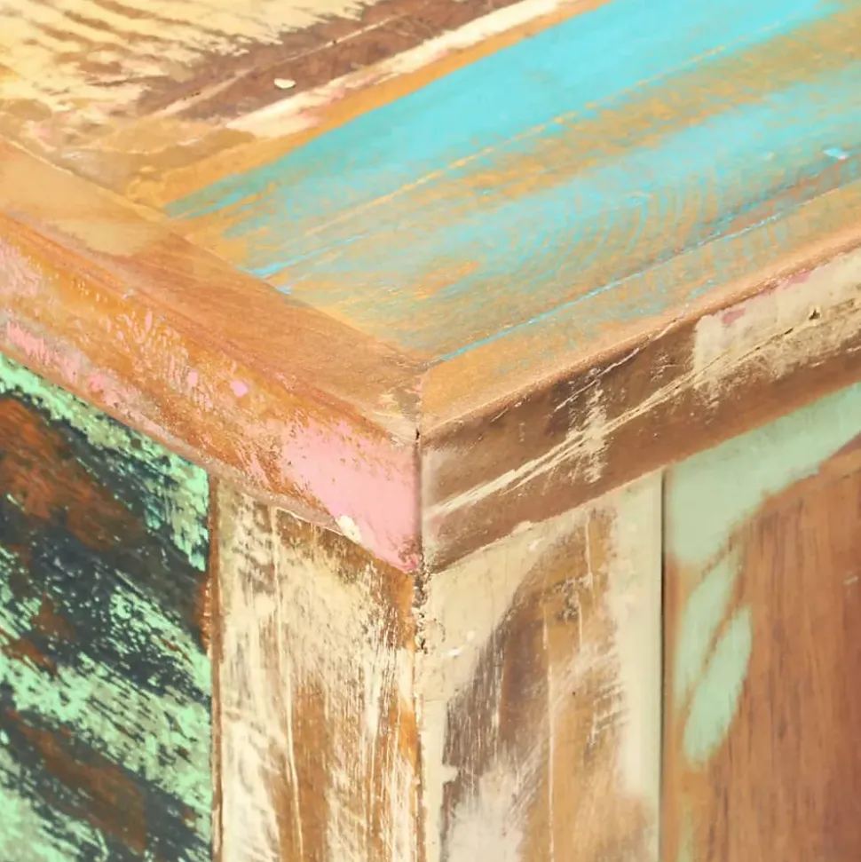 Table console 120x40x75 cm Bois solide de récupération vidaXL