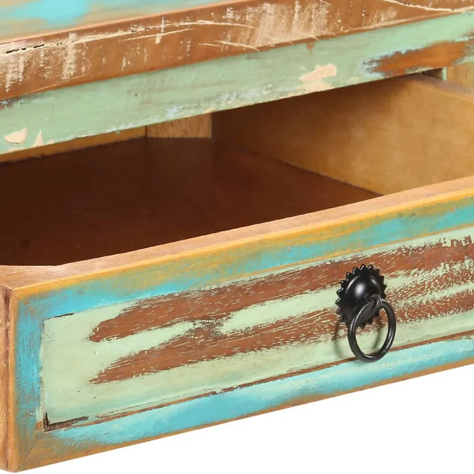 Table console 120x40x75 cm Bois solide de récupération vidaXL