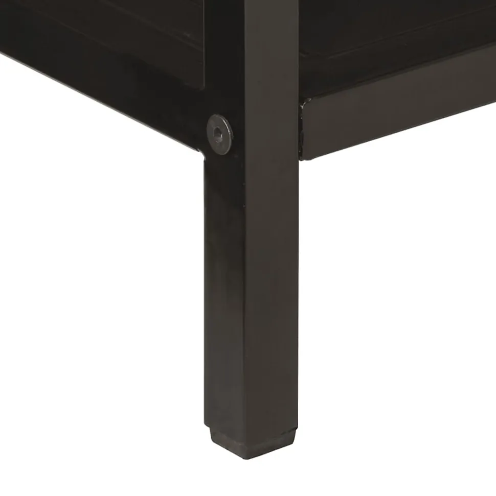 Table console 100x35x76 cm bois massif de manguier et fer vidaXL