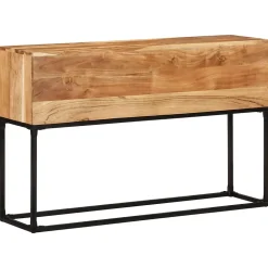 Table console 120x30x75 cm Bois d'acacia massif