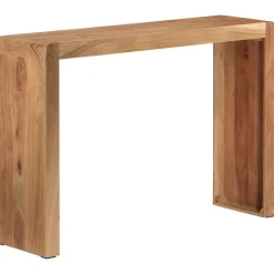 Table console 110x30x76 cm bois massif d'acacia vidaXL