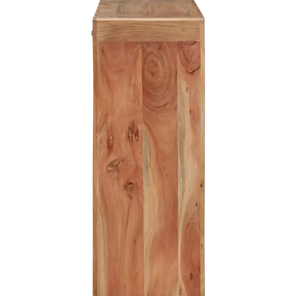 Table console 110x30x76 cm bois massif d'acacia vidaXL