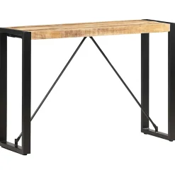 Table console 110x35x76 cm Bois de manguier massif vidaXL