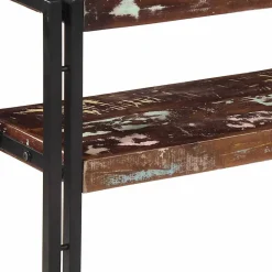 Table console 90x30x75 cm Bois de récupération massif vidaXL