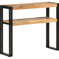 Table console 90x30x75 cm Bois d'acacia massif vidaXL