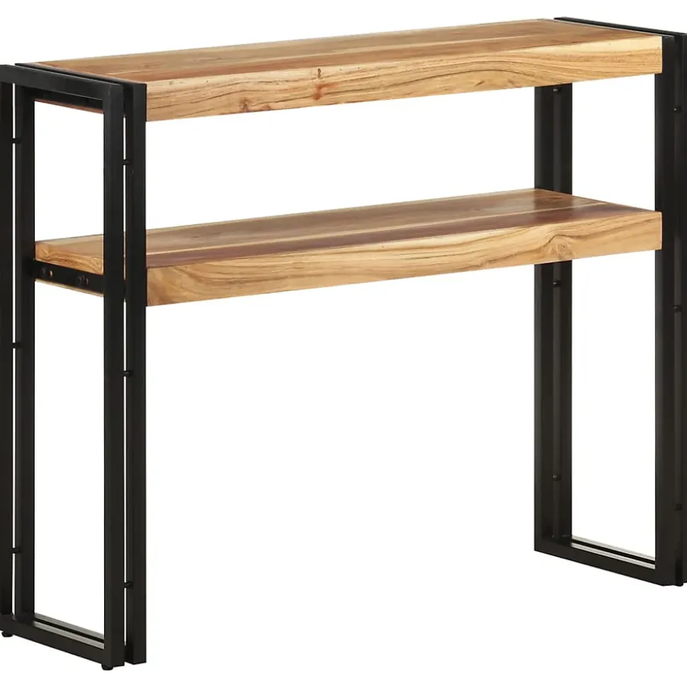 Table console 90x30x75 cm Bois d'acacia massif vidaXL
