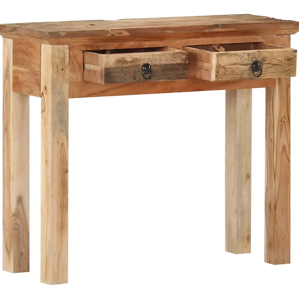 Table console 90,5x30x75 cm Bois d'acacia et de récupération vidaXL