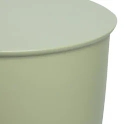 Table d'appoint ronde en métal vert sauge ⌀ 31 cm, Yuri