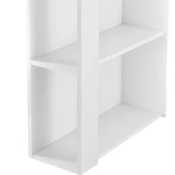 Table de Bar Danderyd 3 Etagères 120x60x106 cm Blanc en.casa