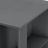 Table de Bar Danderyd 3 Etagères 120x60x106 cm Gris Foncé en.casa