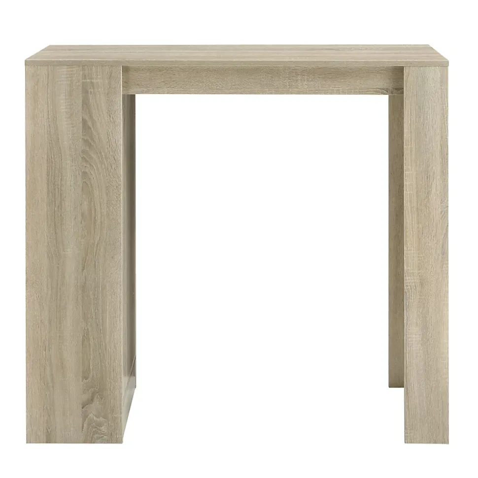 Table de Bar Kouvola 110 x 50 x 103 cm Effet Chêne en.casa