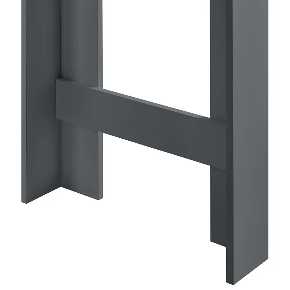 Table de Bar Kouvola 110 x 50 x 103 cm Gris foncé en.casa