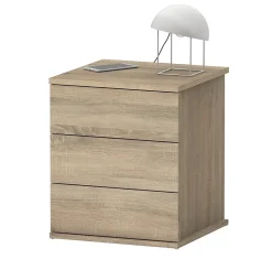 Table de chevet / Table de nuit coloris Cambrian - Hauteur 48.5 x Longueur 41 x Profondeur 40 cm
