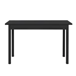 Table de salle à manger avec 4 chaises noir en.casa
