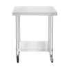 Table de Travail en Inox 60cm x 30cm x 80cm - KuKoo
