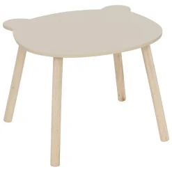 Table enfant Douceur beige D60cm - Atmosphera