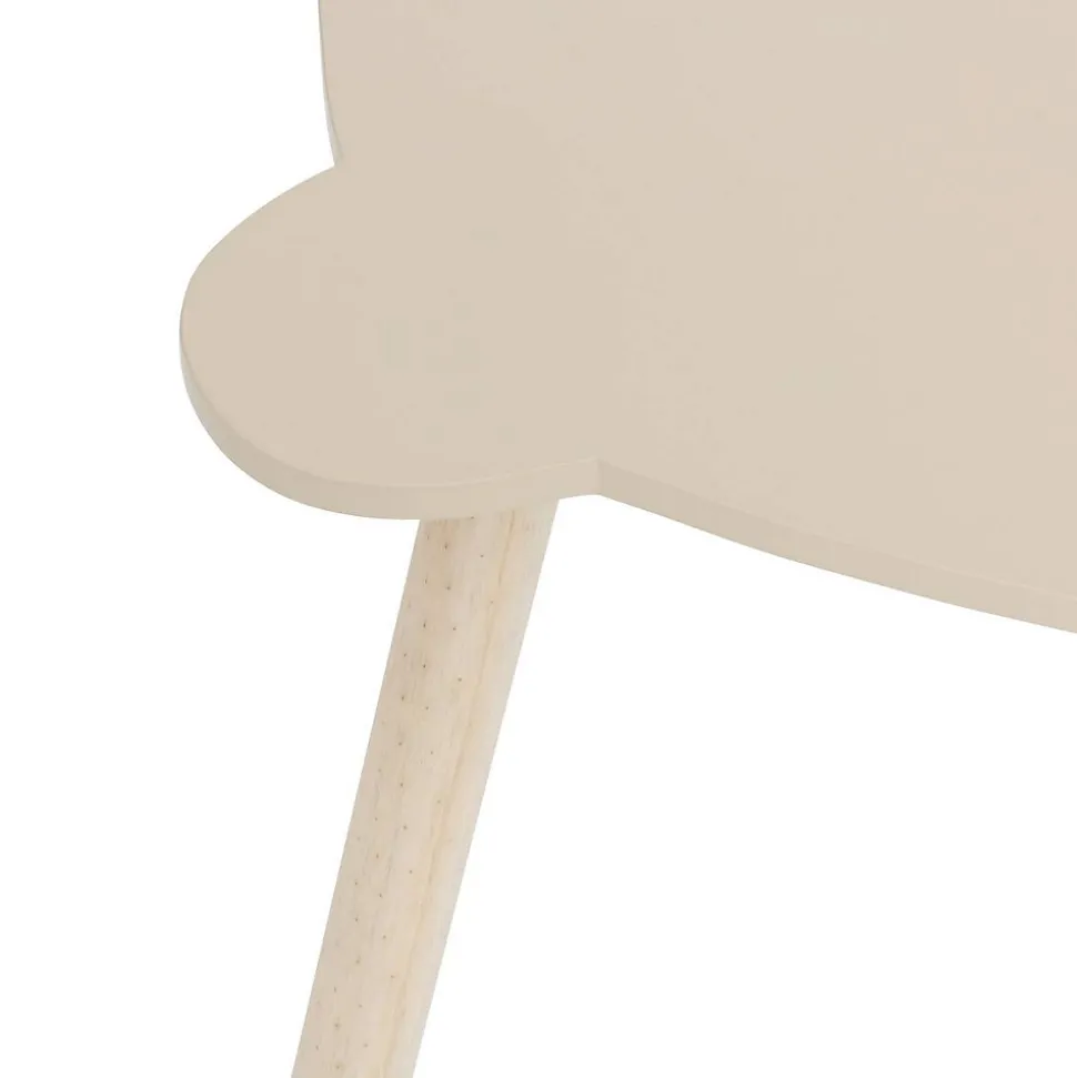 Table enfant Douceur beige D60cm - Atmosphera