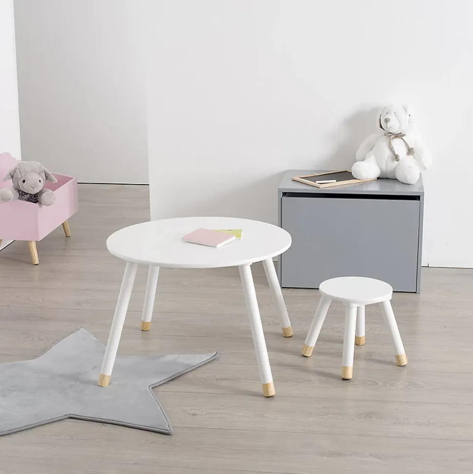 Table enfant Douceur blanche - Atmosphera