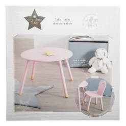 Table enfant Douceur rose - Atmosphera