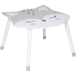 Table enfant Renard - blanc - bois - Atmosphera