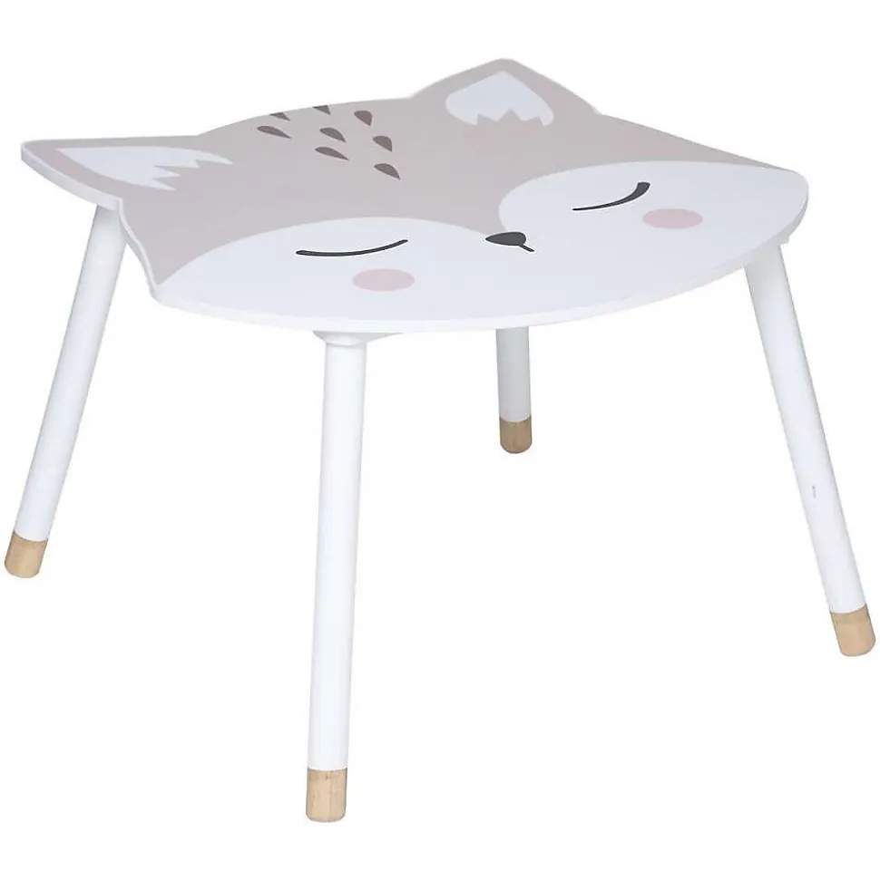 Table enfant Renard - blanc - bois - Atmosphera
