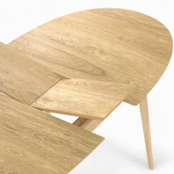 Table et chaises en bois clair 6 personnes - Eddy