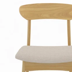 Table et chaises en bois clair 6 personnes - Eddy