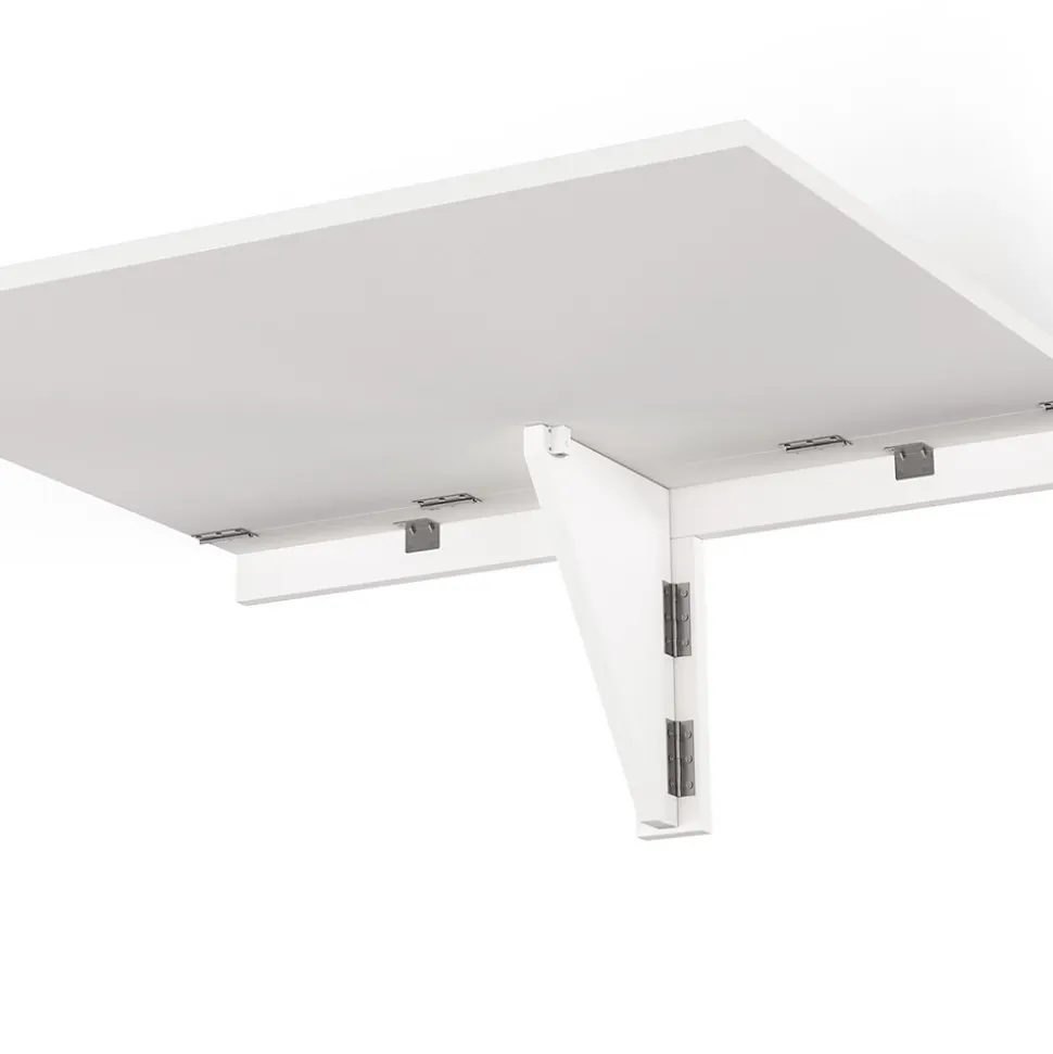Table murale EXPRESS rabattable 2 personnes blanc L. 70 cm