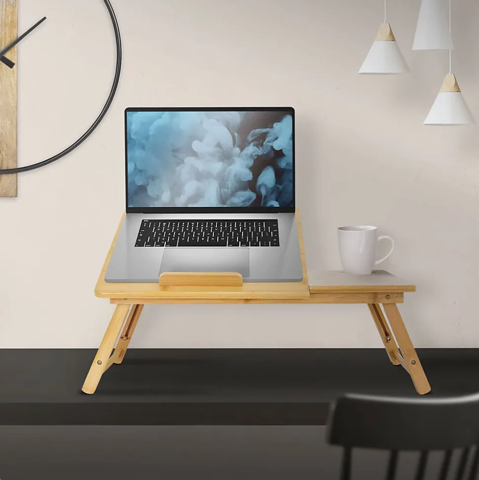 Table pour Ordinateur Portable pour Lit/Sofa, en Bambou