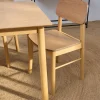 Table rectangulaire en chêne L120 + 4 chaises chêne - IZIA