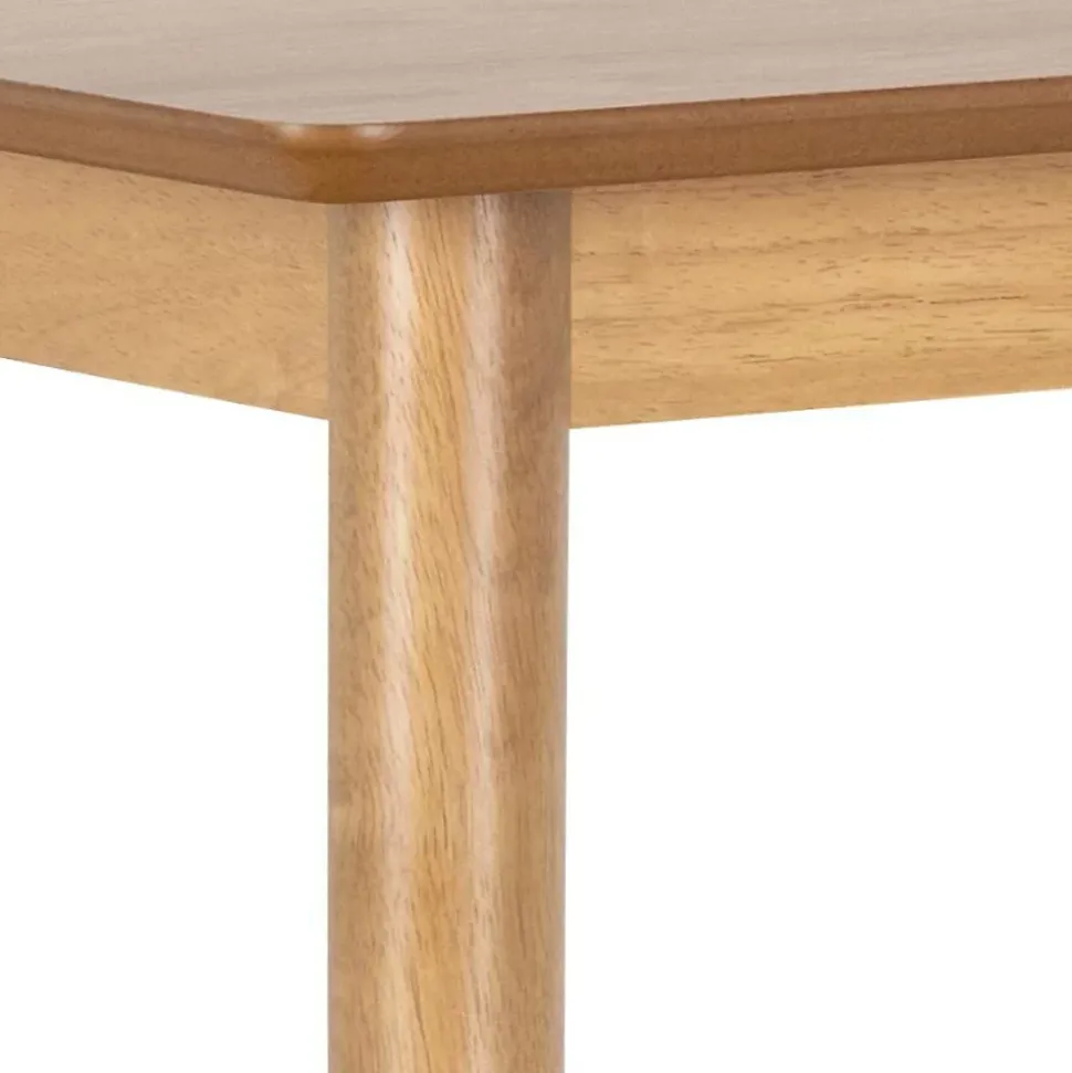Table rectangulaire en chêne L120 + 4 chaises chêne - IZIA